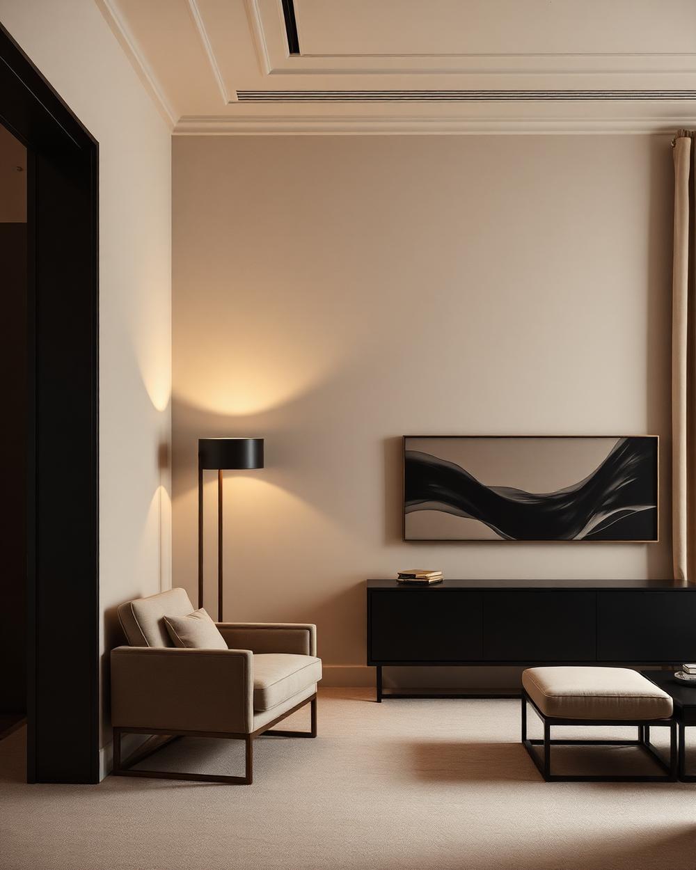 Refined interior detail representing Landsdowne's advisory approach